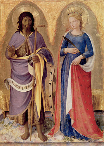 St John the Baptist and St Catherine of Alexandria 1437