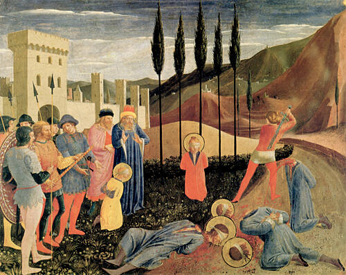 The Decapitation of St Cosmas and St Damian Ca 1440