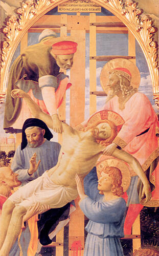 The Deposition from the Cross Detail 1 Ca 1433-4