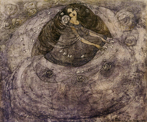 A Paradox 1911 Art Print by Frances Macdonald