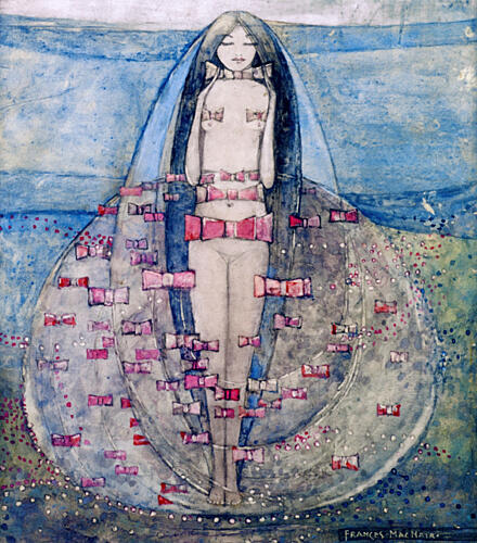 Bows Ca 1910 Art Print by Frances Macdonald