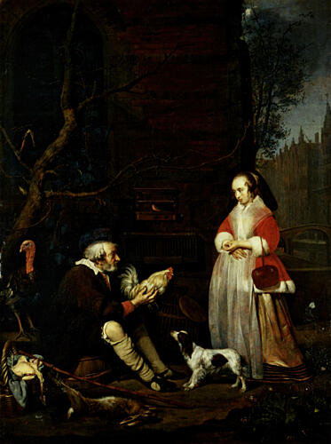 Old Man Selling Poultry and Game 1662