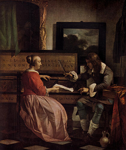 The Music Lesson Ca 1664-6