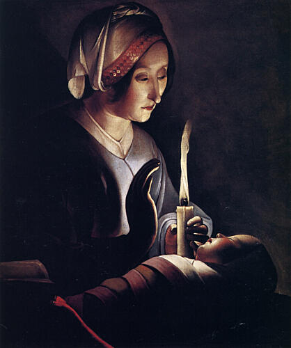 St Anne with the Christ-Child Fragment 1645-50
