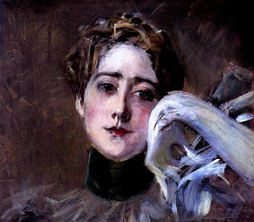 Portrait of Princess C. DIsemburg-Birstein 1896
