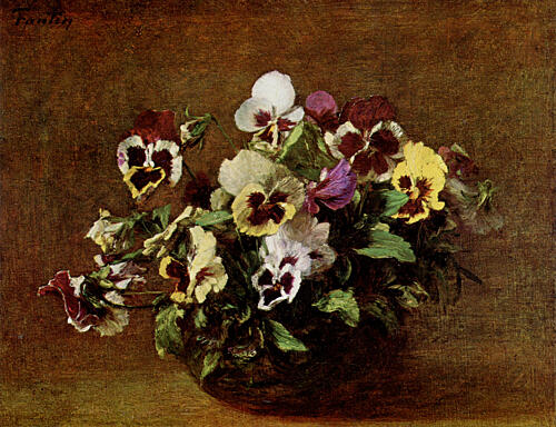 Pansies Art Print