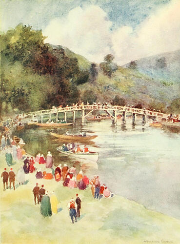 The Sweet Waters of Europe, Constantinople 1906 Art Print