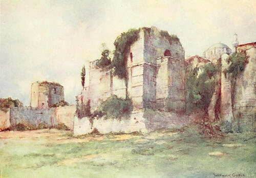 The Tower of Isaac Angelus, Constantinople 1906 Art Print