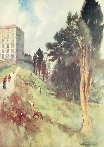 View from Old Cemetery, Constantinople 1906 Art Print