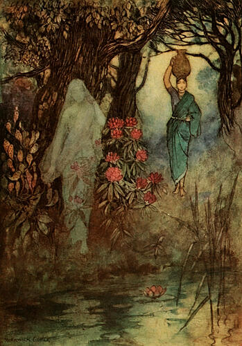 Fetching Water, Folk Tales of Bengal 1912
