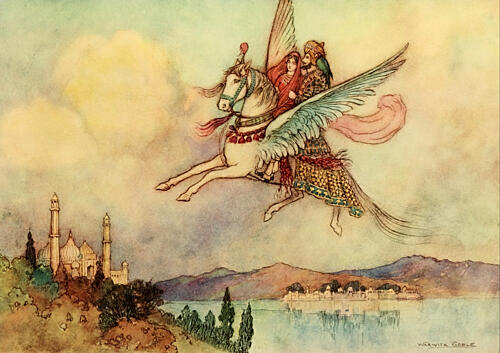 Flying Horse, Folk Tales of Bengal 1912