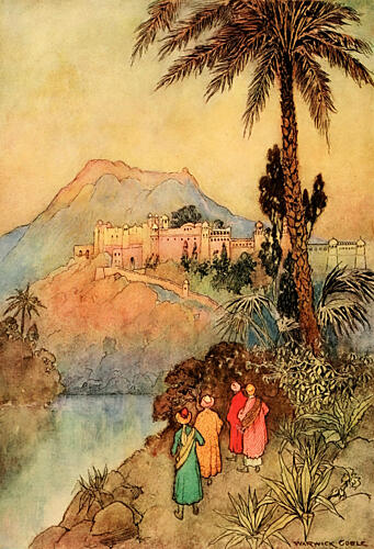 Magnificent Buildings, Folk Tales of Bengal 1912 Art Print