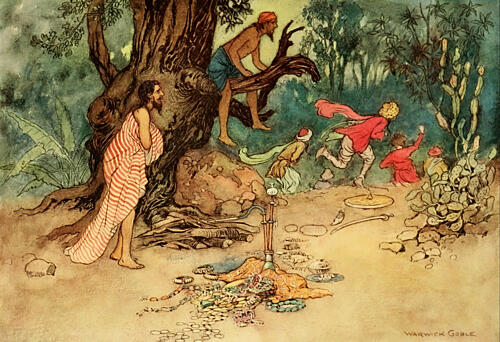 They Left Behind Money and Jewels, Folk Tales of Bengal 1912