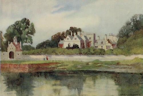 Beaulieu, Abbotts House, Greater Abbeys of England 1908 Art Print