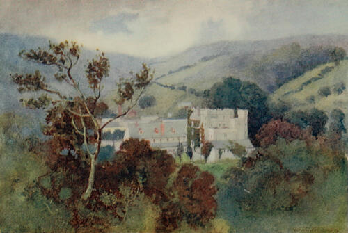 Buckfast Abbey, Greater Abbeys of England 1908 Art Print