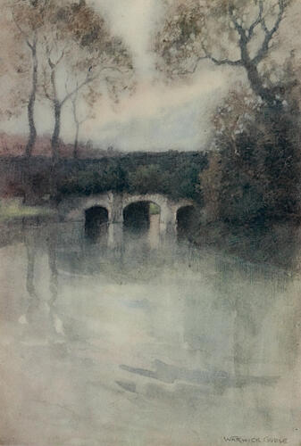 Bury St. Edmunds, Abbots Bridge, Greater Abbeys of England 1908 Art Print
