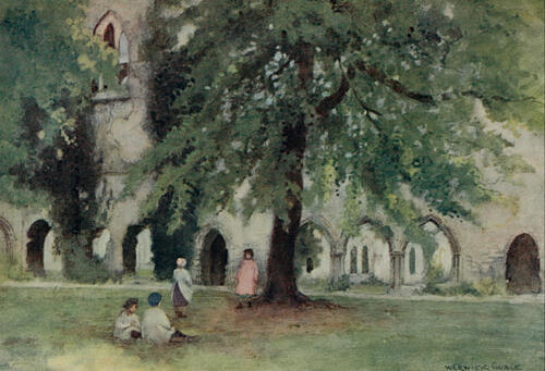 Netley Abbey, the Cloisters, Greater Abbeys of England 1908