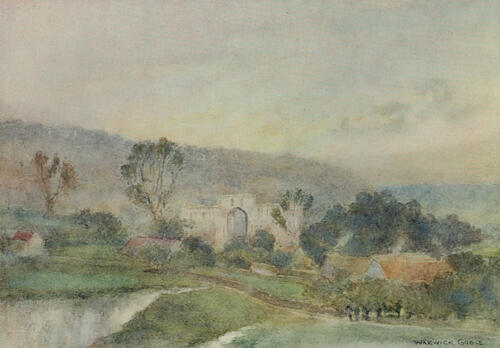 Rievaulx Abbey, Greater Abbeys of England 1908 Art Print