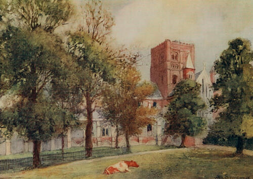St. Albans Cathedral, North Tower, Greater Abbeys of England 1908