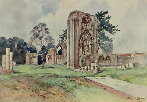 St. Marys Abbey, York, Greater Abbeys of England 1908 Art Print