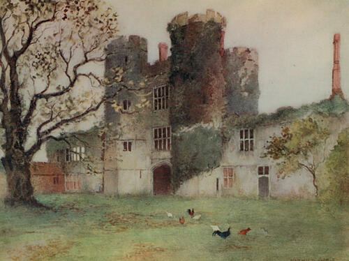 Titchfield Abbey, Greater Abbeys of England 1908 Art Print