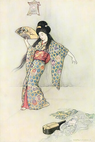 Fan Lady, Green Willow 1910
