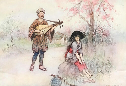 The Good Thunder, Green Willow 1910 Art Print