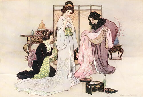 The Maiden of Unai, Green Willow 1910 Art Print