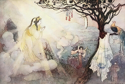 The Story of Susa the Impetuous 1, Green Willow 1910