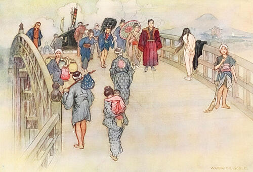 The Yaoyas Daughter, Green Willow 1910 Art Print