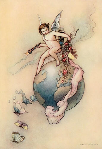 CEst LAmour, LAmour, LAmour, the Water-Babies 1909 Art Print