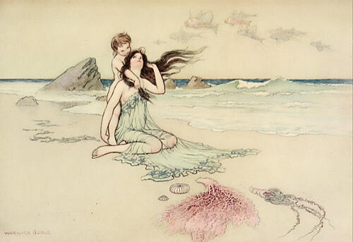 Play by Me, Bathe in Me, Mother and Child, the Water-Babies 1909