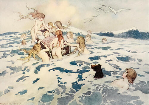 The Fairies Came up from Below, the Water-Babies 1909