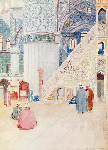 Sultan Ahmed Mosque, Turkey 1911