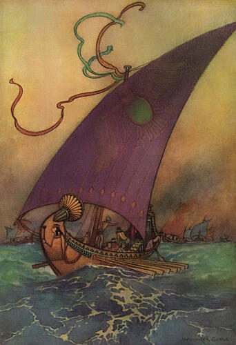 Cleopatras Galley, Works of Geoffrey Chaucer 1912