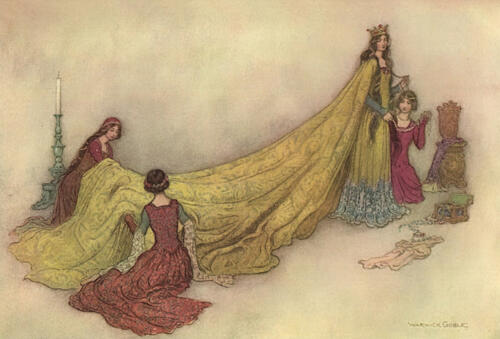 Griselda in Cloth of Gold, Works of Geoffrey Chaucer 1912