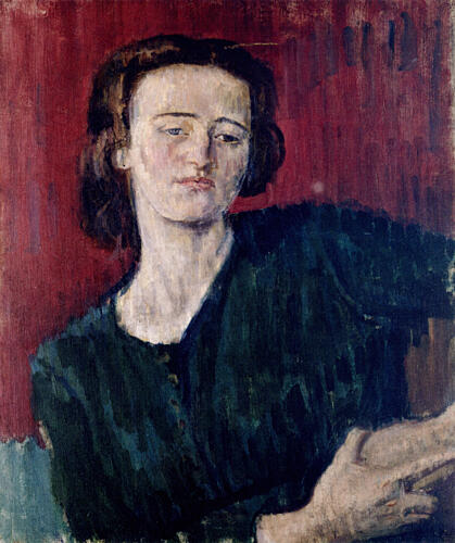 Clare Winsten 1915 Art Print by Isaac Rosenberg