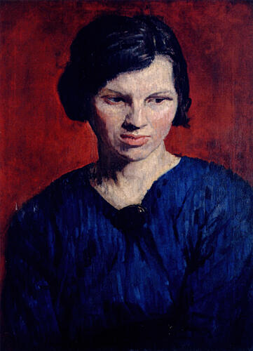 Portrait of Sonia Cohen Ca 1915 Art Print by Isaac Rosenberg