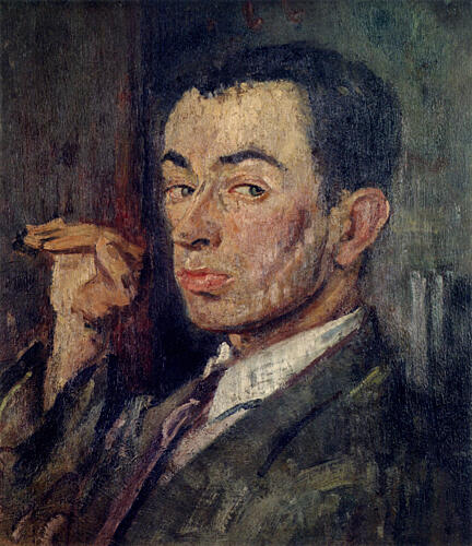 Self-Portrait 1912 Art Print by Isaac Rosenberg