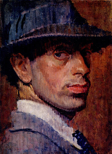 Self-Portrait 1915 Art Print by Isaac Rosenberg