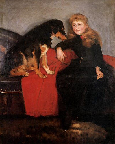 Miss Eva Fulton 1886 Art Print by John Lavery