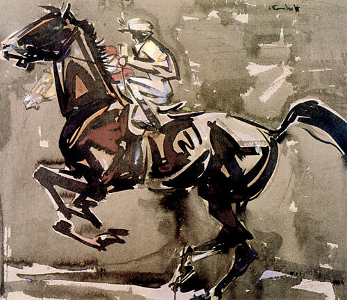 Tod Sloane, the American Jockey Ca 1899 Art Print