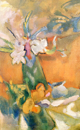 Vase of Flowers 1918 Art Print