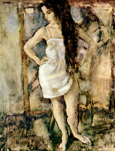 Young Girl Standing Ca 1923 Dance Print
