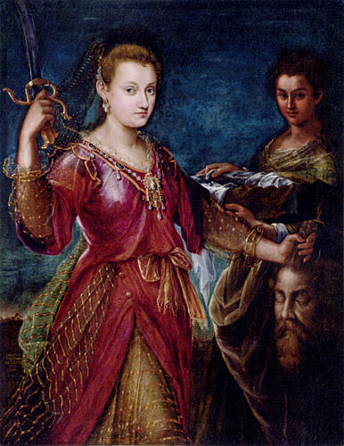 Judith with Head of Holofernes Ca 1595-1600 Art Print by Lavinia Fontana