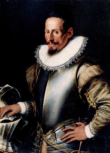 Portrait of a Gentleman in Armour 1590s Art Print by Lavinia Fontana