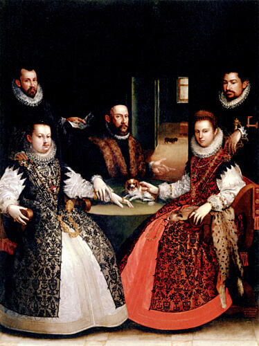 Portrait of the Gozzadini Family 1584 Art Print by Lavinia Fontana