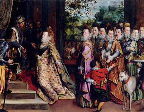 Visit of Queen of Sheba to Solomon 1599