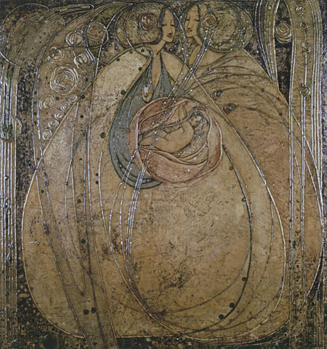 The Heart of the Rose 1901-2 Art Print by M. Macdonald Mackintosh