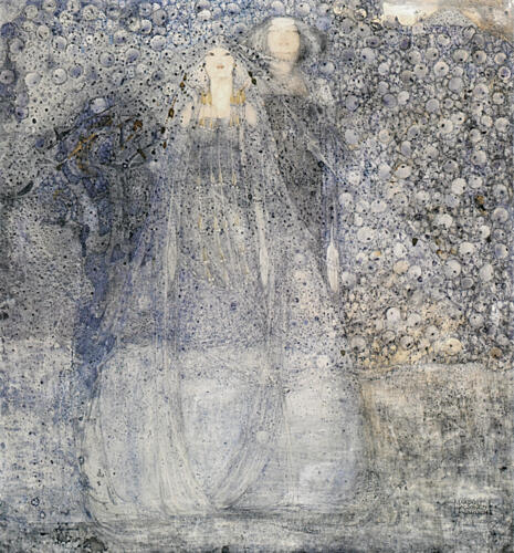 The Silver Apples of the Moon Ca 1912 Art Print by M. Macdonald Mackintosh